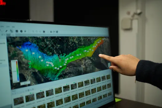 Revisión de un modelo de elevación en pantalla